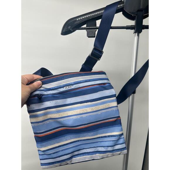 Tumi Crossbody Bag‎ Calera Multicolored Stripes Zipper Closure Adjustable Strap - Picture 5 of 11